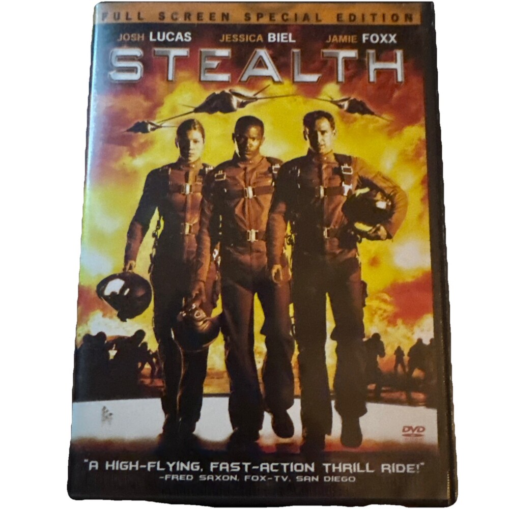 Stealth DVD Full Screen Special Edition 2005 PG-13 2 DISC Set Jamie Fox